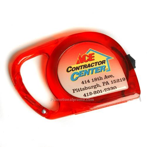 Carabiner Dome Tape Measure, 10 ft