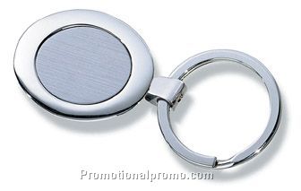 Chrome coloured key-ring
