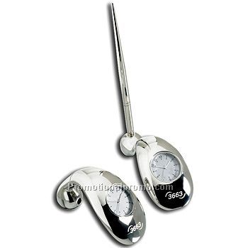 Clock Pen Stand