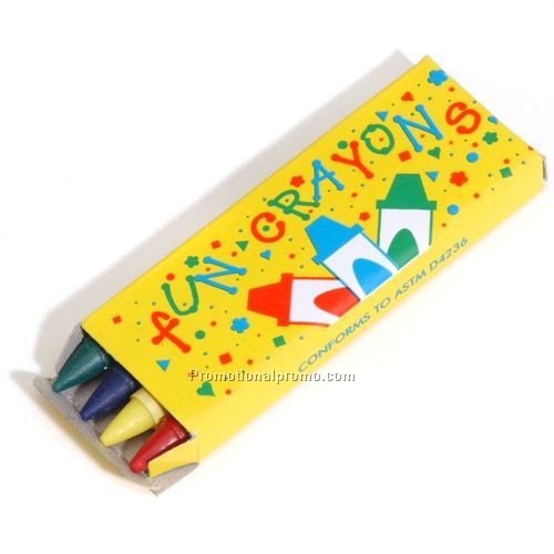 Crayons - Stock Box of Crayons, 4pcs.