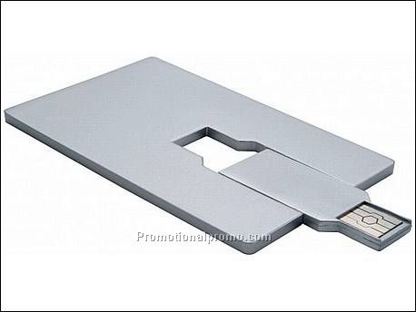 Credit card USB stick. 2 GB 2.0.