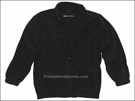 Crew fleece jacket. Elastieke manchet...