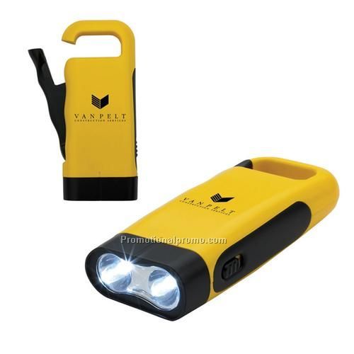 Flashlight - Grip Clip 2-LED Press