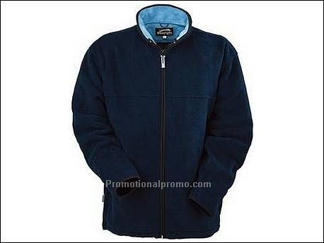 Fleece jacket. Contrasterend gekleurd...