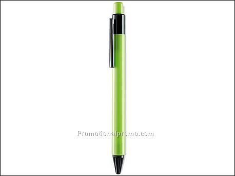 Gekleurde balpen. Blauwe inkt