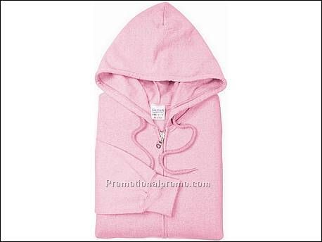 Gildan Full Zip Hooded Sweater, 20 Light Pink