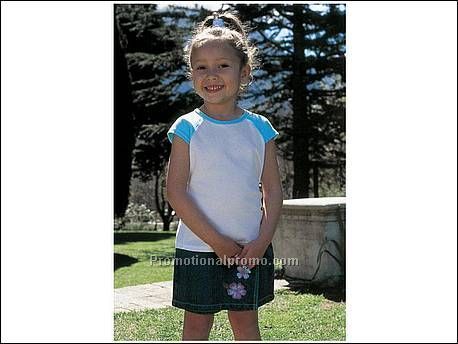 Girls Capsleeve Baseball -T