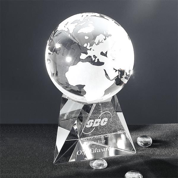 Globe with Pyramid Base C-5100-BE