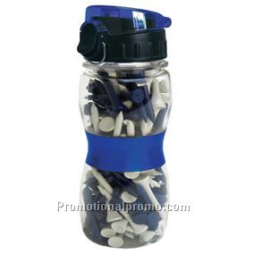 Golf Bottle with 110 Wood Tees