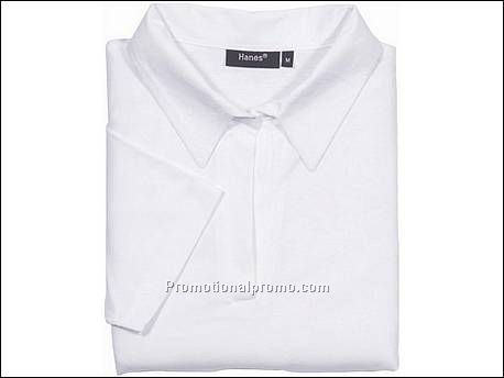 Hanes Polo Neck Elegance, White