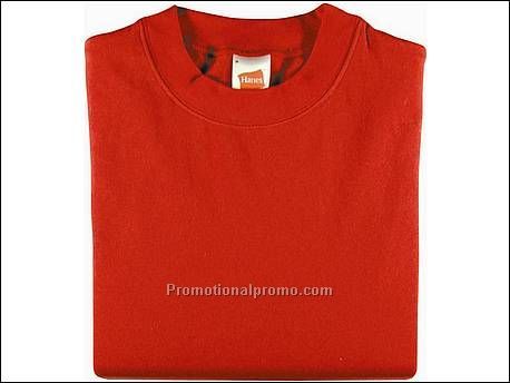 Hanes Sweat Set-In Sleeve, Red