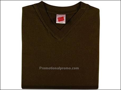 Hanes T-shirt Vee-T S/S, Brown