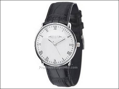 Horloge met metalen kast in...