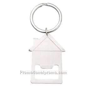House bottle opener keyring