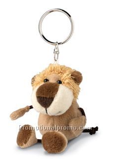 Lion plush key holder