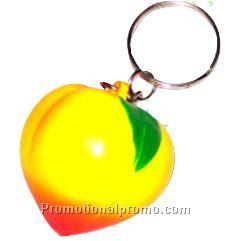 Peach keychain