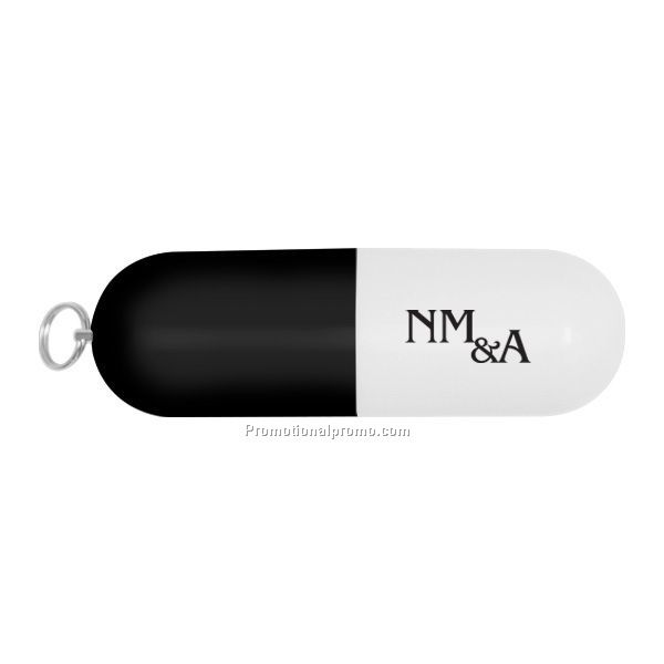 Pill Shaped USB Flash Drive UB-1671BK