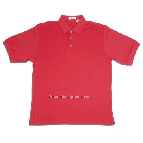 Polo Shirt - Munsingwear, Tonal Jacquard Stripe