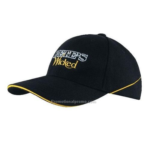 Premium American Twill with Sandwich Trim on Peak and Crown