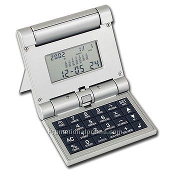 Trifold Calculator Clock