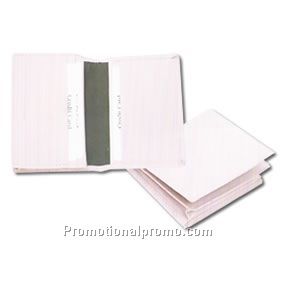 Two fold business card holder