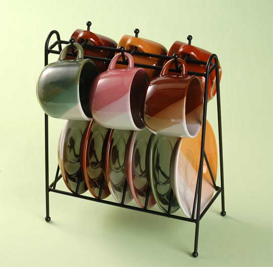 coffee set with metal stand
  
   
     
    