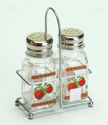 cruet set with metal stand
  
   
     
    
