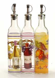 Oil and vinegar set with metal lid
  
   
     
    