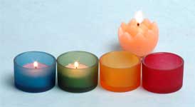 color sprayed tealight candle holder
  
   
     
    
