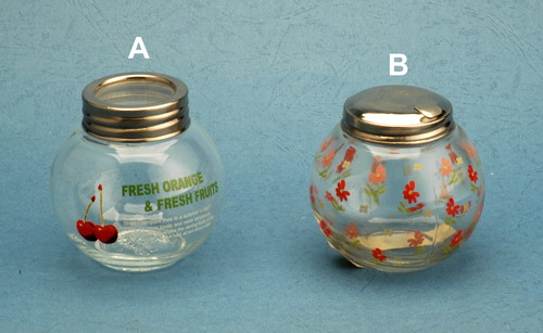 Cruet set with metal lid
  
   
     
    