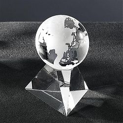 Globe with Pyramid Base C-560-BE