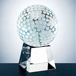 Optica Golf Ball on Square Base C-580-S2