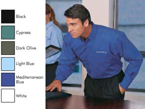 Dress shirt-Port Authority39200Signature - Stretch Poplin Shirt.