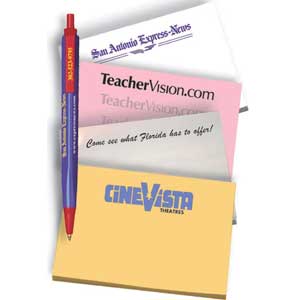 Personalized Notepads- 4" x 3"  Adhesive Notepad - 25 Sheets