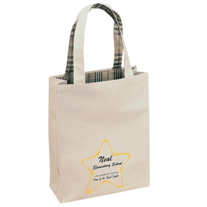 Tote Book Bag -Scotch Plaid Tote