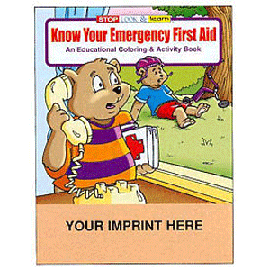 Know Your Emergency First Aid Activity Coloring Book