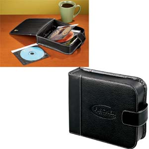 Case Logic Pro DVD/CD Leather Desk Organizer