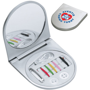 Compact Mirror Sewing Kit