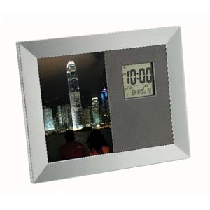 Salice II 3 1/2"x5" FRAME, THERMO & CLOCK
