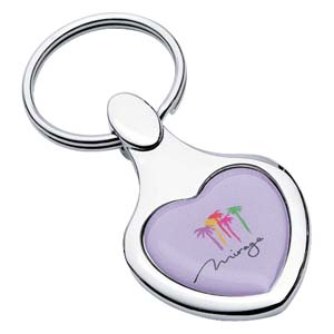Apparier Color Domed Keyring