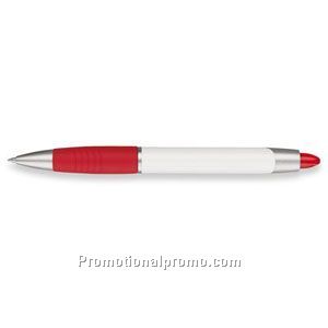 Paper Mate Element White Barrel/Red Trim Black Ink Ball Pen