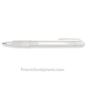 Paper Mate PC 8 Retractable Translucent White Barrel/Translucent White Trim Ball Pen