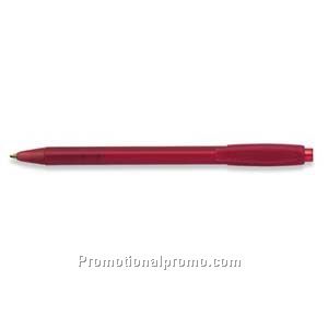 Paper Mate Sport Retractable Translucent Burgundy Barrel, Blue Ink Ball Pen