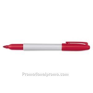 Sharpie Fine Point Grey Barrel/Red Permanent Marker
