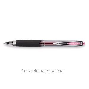 uni-ball 207 Gel Clear Barrel, Pink Ink Gel Pen