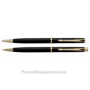Parker Insignia Matte Black GT Ball Pen/Pencil Set