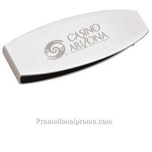 Satin Silver Money Clip