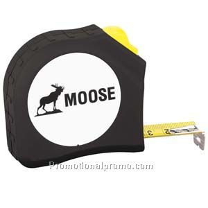 Black Rubber Finish Tape Measure