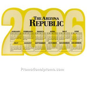 Calendar Magnet - Year Die Cut