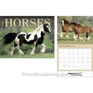 Horses 16 Month Calendar